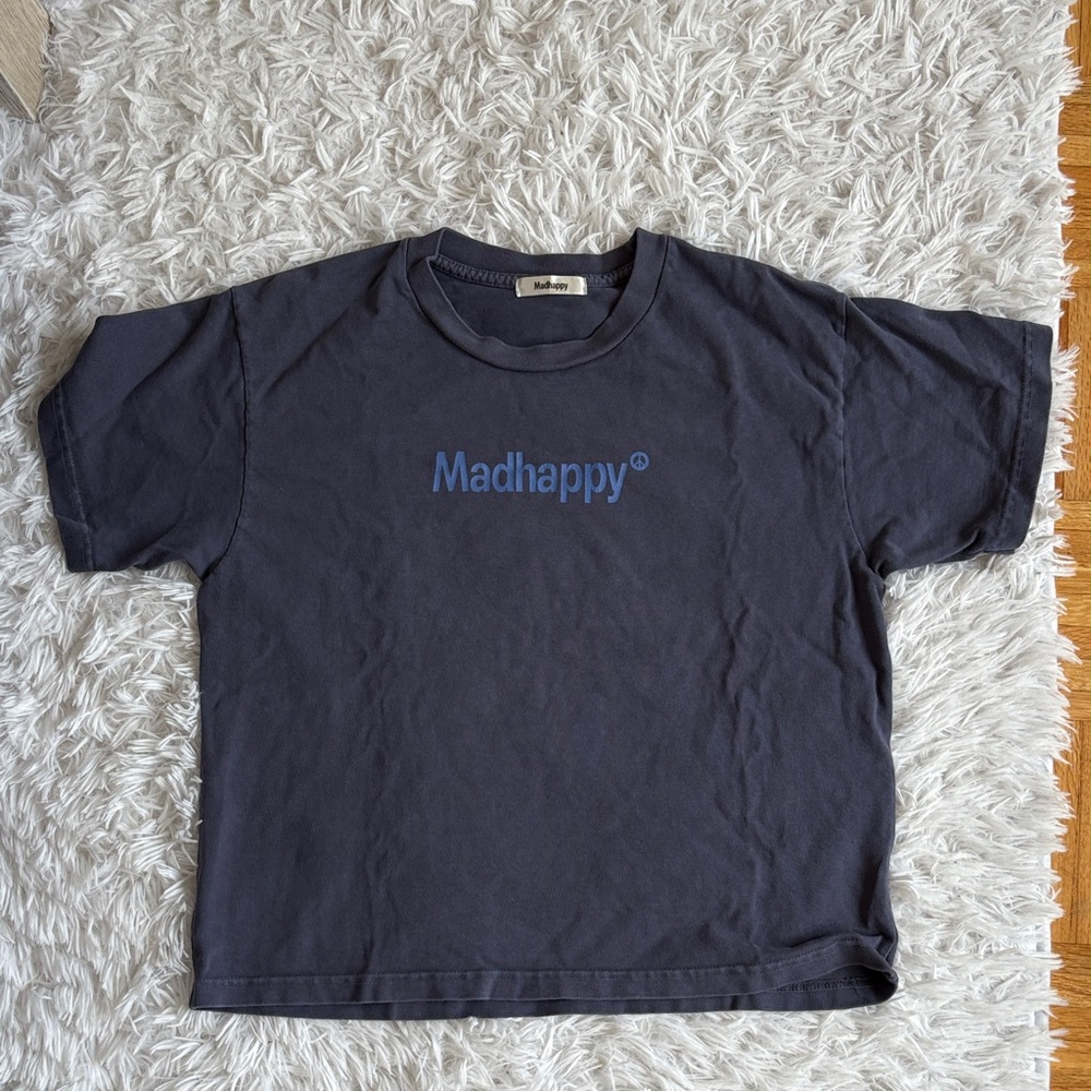 Madhappy Navy Blue Short Sleeve Tee